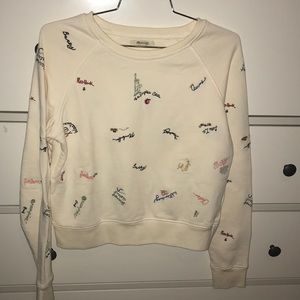 Embroidered sweatshirt